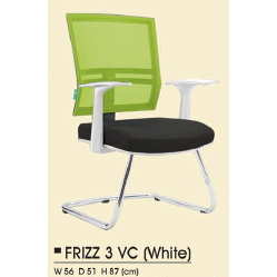 KURSI KANTOR FRIZZ 3 VC WHITE DECCO